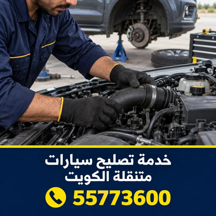 ورشة تصليح سيارات متنقلة في الكويت — الوسم: كراج تصليح سيارات الضجيج