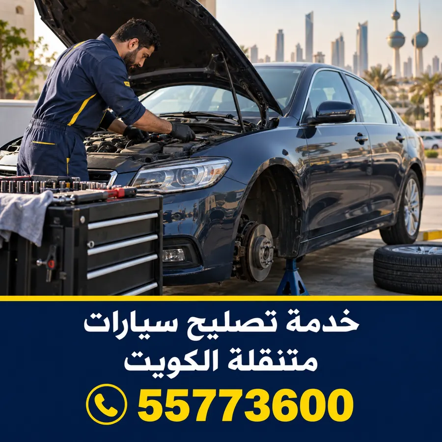 ورشة تصليح سيارات متنقلة في الكويت — كراج تصليح سيارات التيما 55773600 سيرفس صيانة التيما الكويت