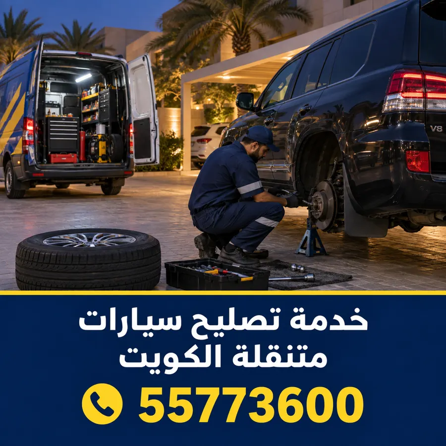كراج متنقل في الكويت — كراج متنقل الرابية 55773600 كراج تصليح سيارات متنقل الرابية
