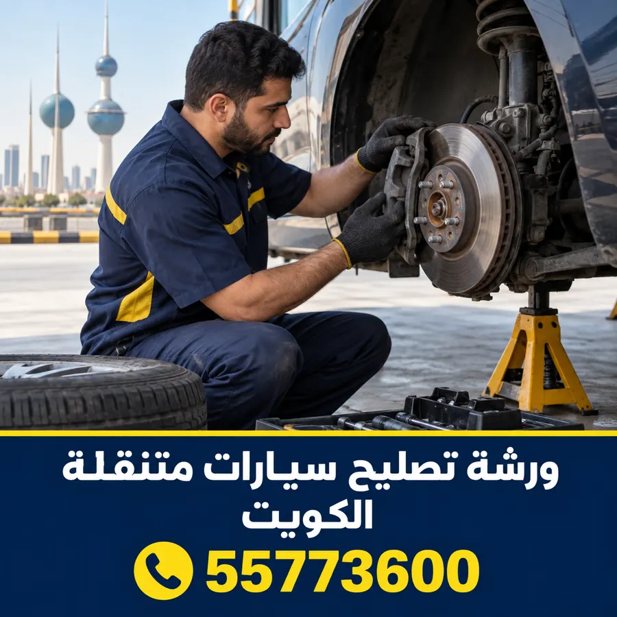 ورشة تصليح سيارات متنقلة في الكويت — الوسم: كراج تصليح سيارات الشويخ الصناعية