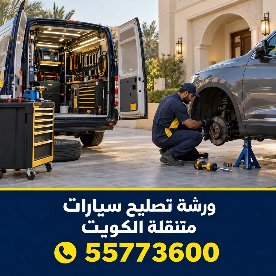 ورشة تصليح سيارات متنقلة في الكويت — الوسم: كراج تصليح سيارات المسايل