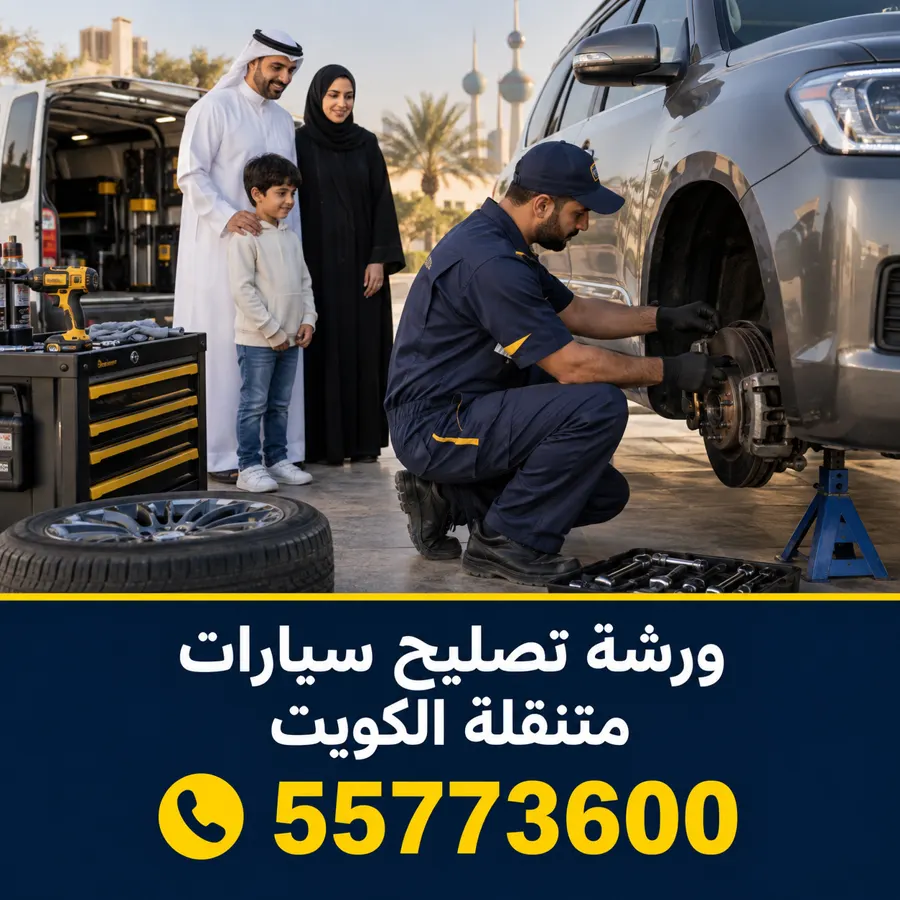 خدمة تصليح سيارات متنقلة في الكويت — الوسم: كراج كبد