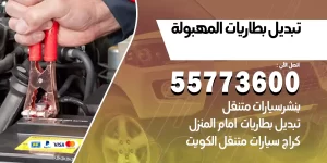 تبديل بطاريات المهبولة